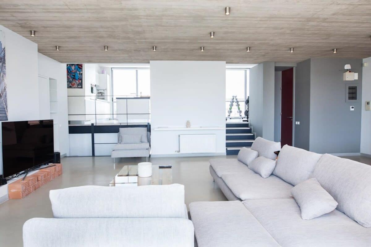 Penthouse With 360 View Of Athens And Private Gym Atenas Exterior foto